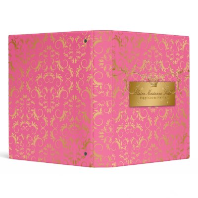311-Golden diVine #2 Strawberry Brulee  Binder by Jill311