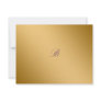 311-Golden diVine Eggplant Purple RSVP card Custom Invitation
