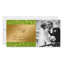 311-Golden diVine Key Lime Thank You Photo Card