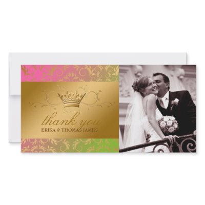311-Golden diVine Lollipop | Thank You Photo Card by Jill311