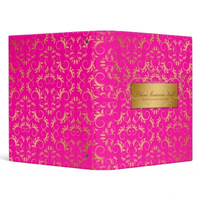 311-Golden diVine Passion Pink Binders by Jill311