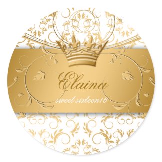 311-Golden diVine Sticker White Delight sticker
