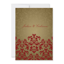 311-Golden Flame 5 x 7 Invite invitations by Jill311 311-Golden Flame 5 x 7 Invite invitations