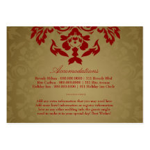 311- Golden Flame Accommodation Card Business Card Template