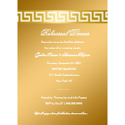311-Golden Greek Key invitation