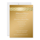 311-Golden Greek Key invitations