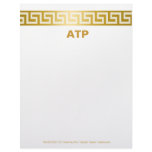 311-Golden Greek Key letterhead