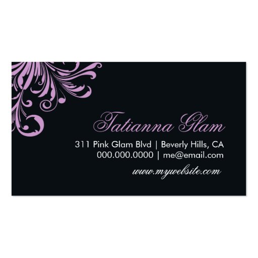 311 Hair By Lilac Business Card (back side)