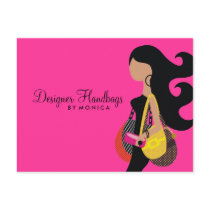 311-Handbag Party Postcard by Jill311 311-Handbag Party Postcard