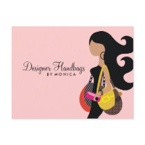311-Handbag Party Postcard Money Green by Jill311 311-Handbag Party Postcard Money Green