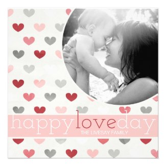 311 Happy Love Day Photo Valentine Personalized Announcements