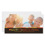 311-Happy Thanksgiving Photo Card Yellow