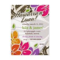 311-HAWAIIAN LUAU KILA INVITATION postcards by Jill311 311-HAWAIIAN LUAU KILA INVITATION postcards