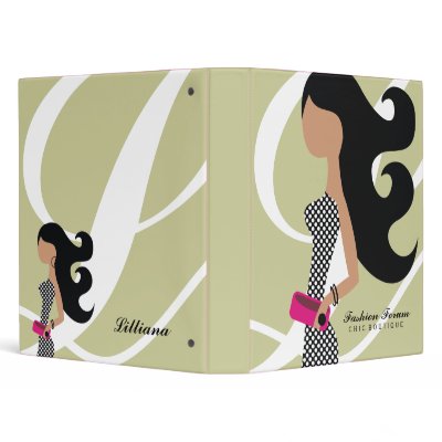 311-High Fashionista Binder Greens Color O Money by Jill311