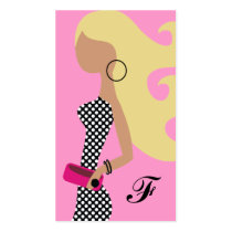 311-High Fashionista Blonde Business Card business cards