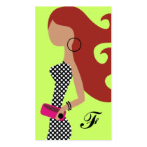311-HIGH FASHIONISTA DELICIOUS LIME business cards by Jill311 311-HIGH FASHIONISTA DELICIOUS LIME business cards