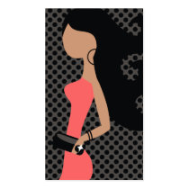 311-HIGH FASHIONISTA INTERCHANGEABLE DRESS business cards