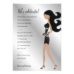 311-HIGH FASHIONISTA INVITATION | Silver
