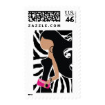 311-HIGH FASHIONISTA ZEBRA stamp