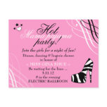 311-HOT MAMA PAJAMA PARTY POWDER PINK POSTCARDS