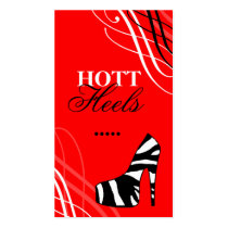 311-HOTT HEELS RED HOT business cards