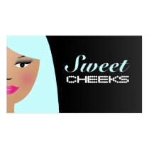 311-ICE BLUE SWEET CHEEKS business cards