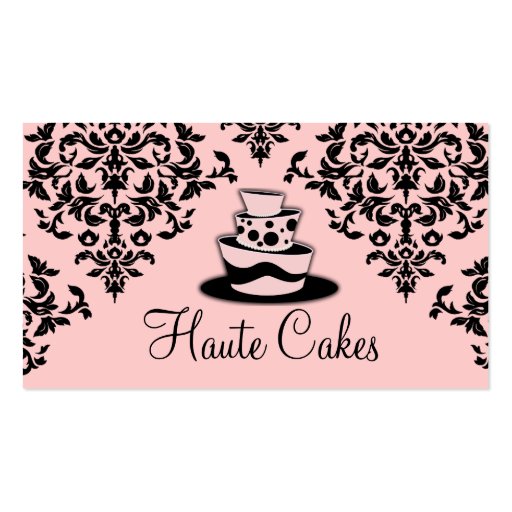 311-Icing on the Cake 3 Tier Business Card Template (front side)
