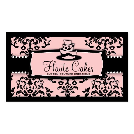311 Icing on the Cake 3 Tier Pink Business Card