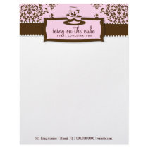 311 Icing on the Cake Baby Pink Letterhead Template