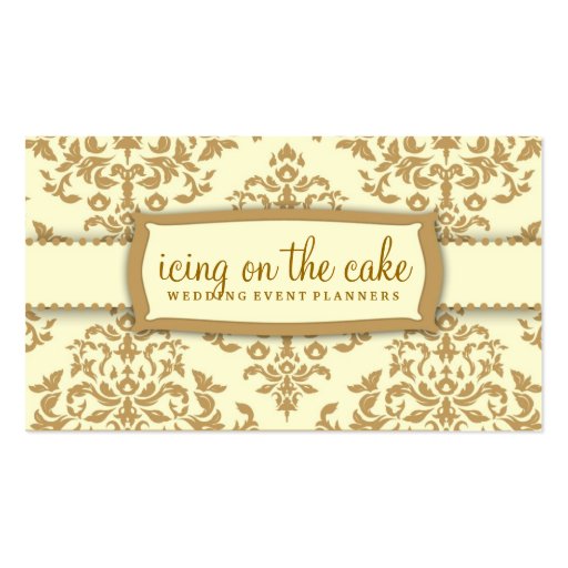 311 Icing on the Cake Buttercream Business Card (front side)