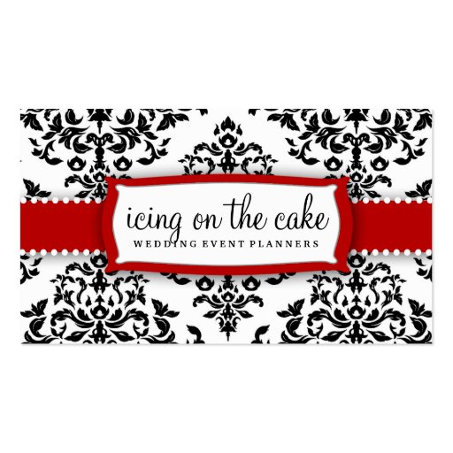 311 Icing on the Cake Cherry Frosting Business Card (front side)