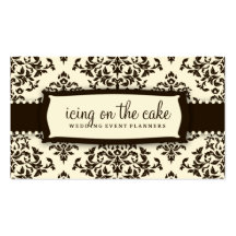 311-Icing on the Cake Chocolate Cream Business Card