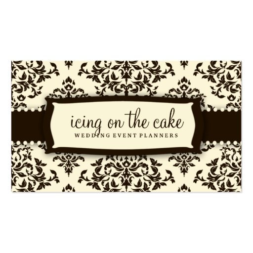 311 Icing on the Cake Chocolate Cream Business Card (front side)