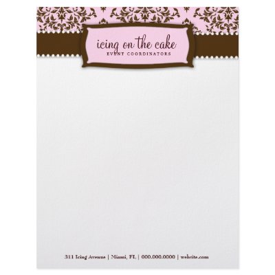311 Icing on the Cake Pink Liquorice Letterhead by Jill311
