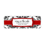 311-Icing on the Cake Red Address Label