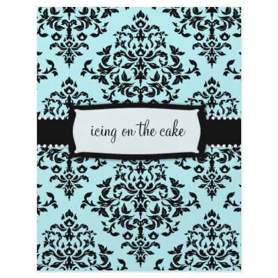 311-Icing on the Cake Something Blue Address Label Custom Flyer by Jill311