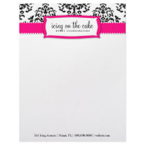 311 Icing on the Cake Strawberry Personalized Letterhead
