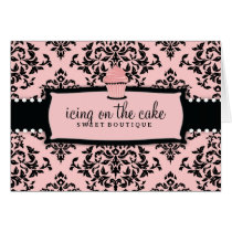 311 Icing on the Cake Sweet Icing Pink Card cards