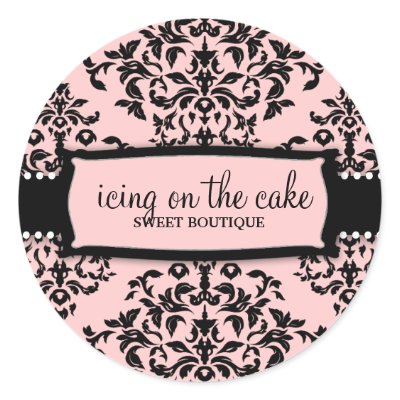 311-Icing on the Cake Sweet Icing Round Stickers by Jill311
