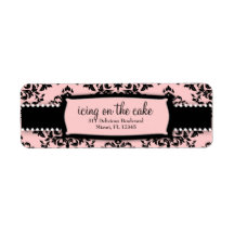311-Icing on the Cake Sweet Pink Address Label