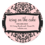 311 Icing on the Cake Sweet Pink Round Stickers