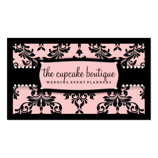 311 Icing on the Cake Too - Sweet Icing Pink Business Card