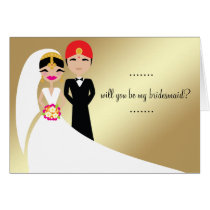 311 Indian Bride in White Gown cards