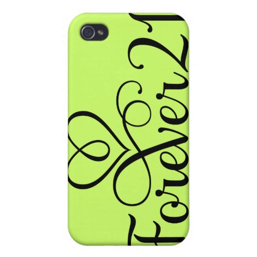 311 iPhone 4 Forever 21 Script Lime iPhone 44S Covers