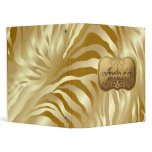 311-Jardin d'or Golden Zebra Binder