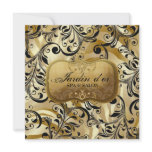 311-Jardin d'or with Zebra Gift Certificate Custom Announcements