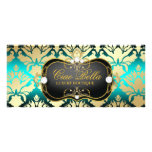 311 Jet Black Ciao Bella Aqua Sass Custom Rack Cards