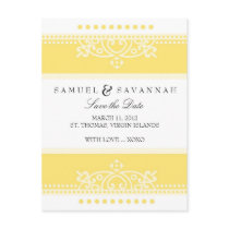 311-JEWELED LEMONADE SAVE THE DATE postcards by Jill311 311-JEWELED LEMONADE SAVE THE DATE postcards