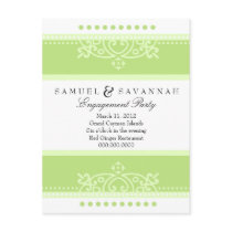 311-JEWELED MARGARITA ENGAGEMENT PARTY postcards