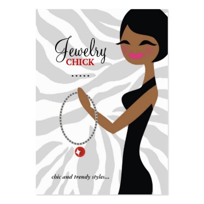 311-Jewelry Chick | African American Business Card Template by Jill311